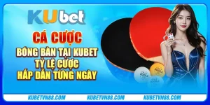 Cá cược bóng bàn tại Kubet - Tỷ lệ cược hấp dẫn từng ngày